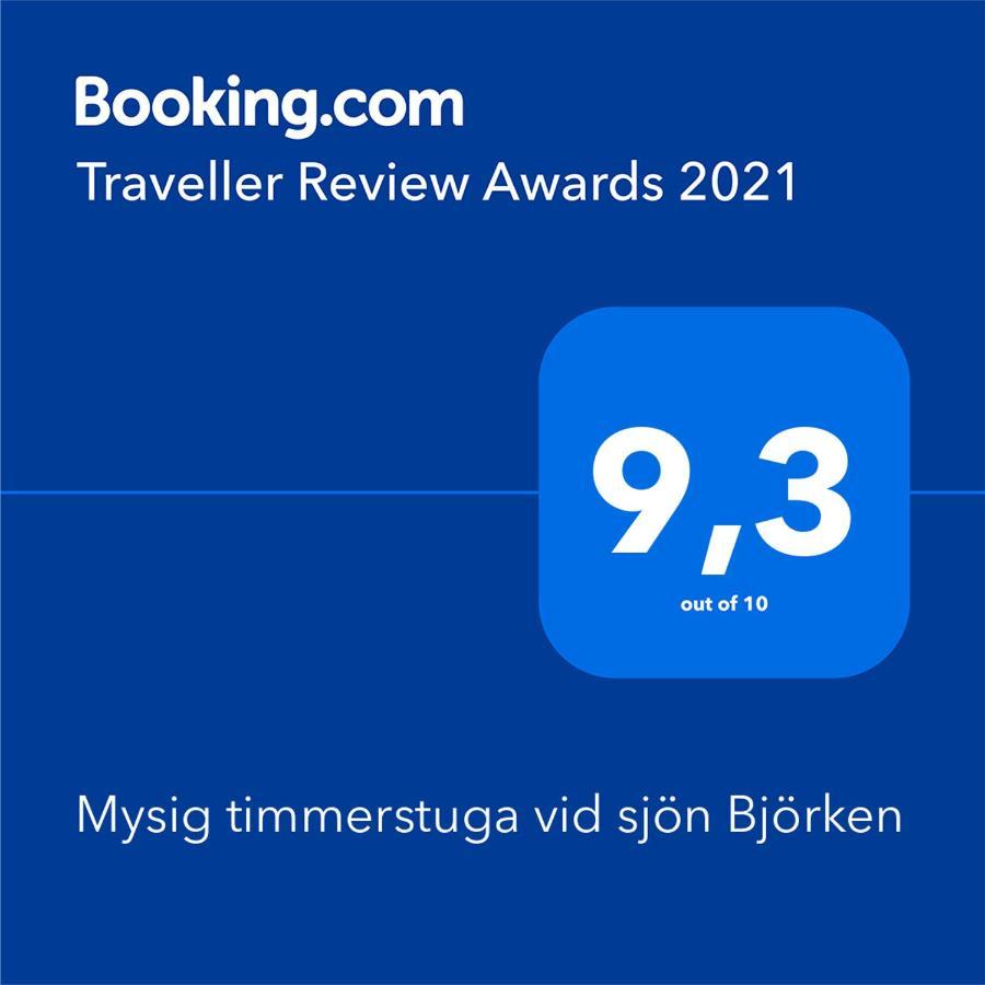 Mysig Timmerstuga Vid Sjoen Bjoerken 34 Roennsudden Grangärde Kültér fotó